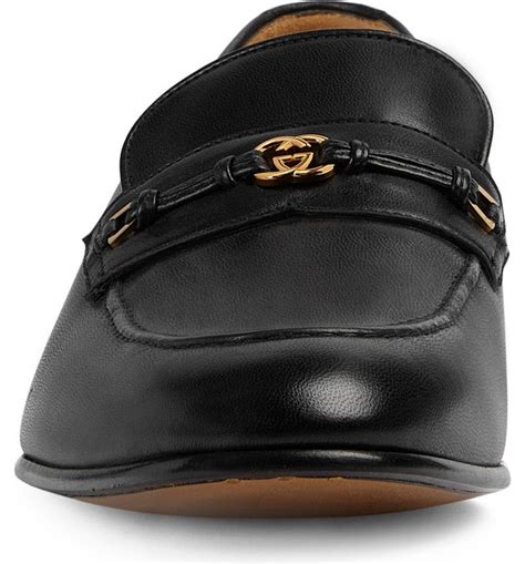 inter gucci|men's loafer with interlocking g.